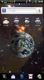 Screenshot of Earth Live Wallpaper: Map Pack