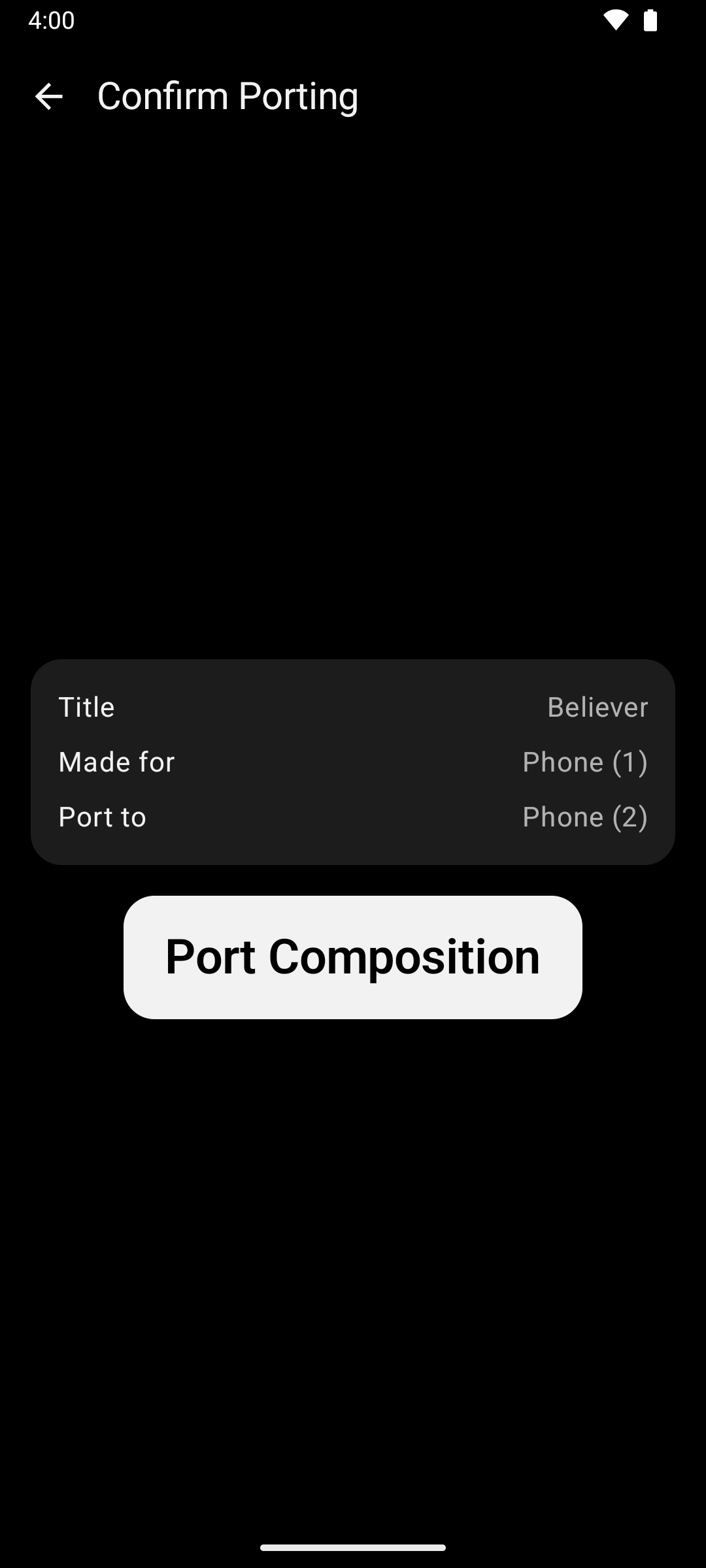 Screenshot of GlyphPort