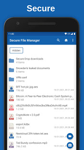 Screenshot of Secure File Manager Beta
