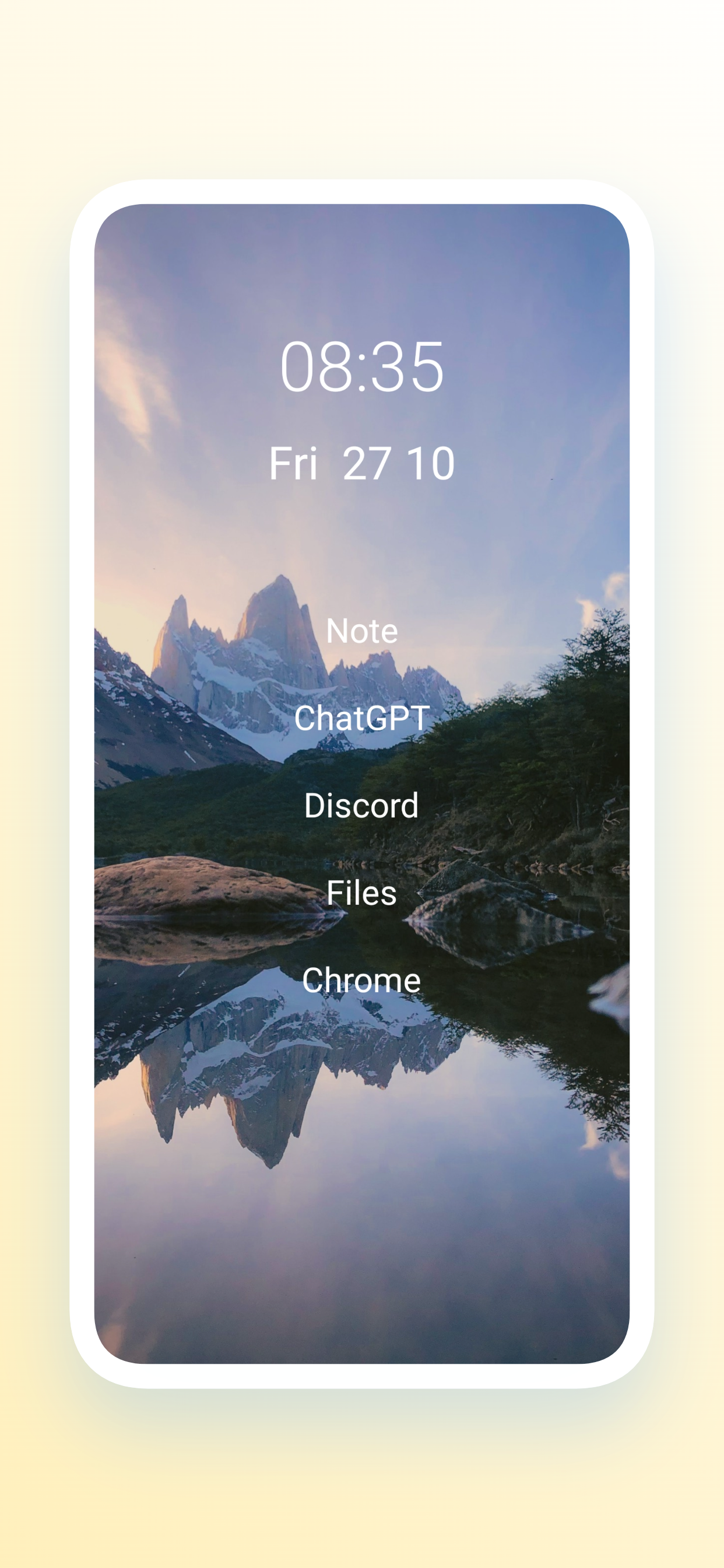 Screenshot of Aster Launcher