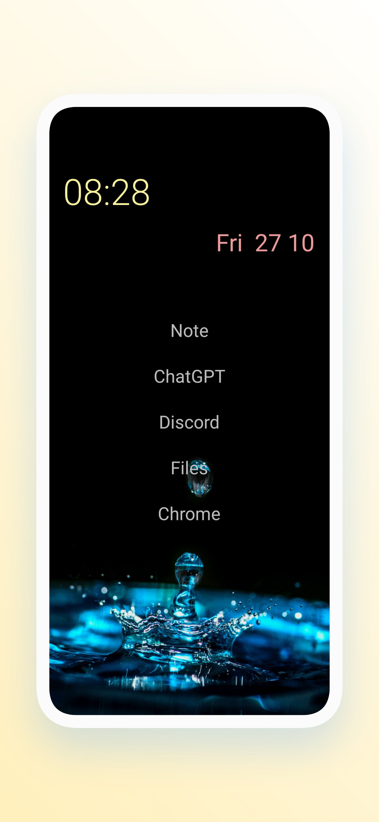 Screenshot of Aster Launcher