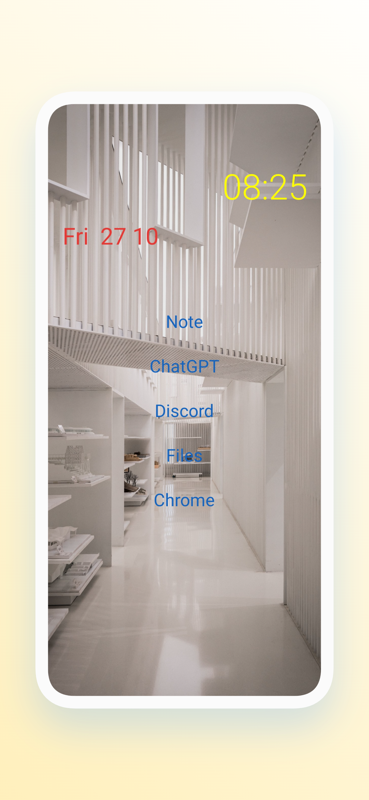 Screenshot of Aster Launcher