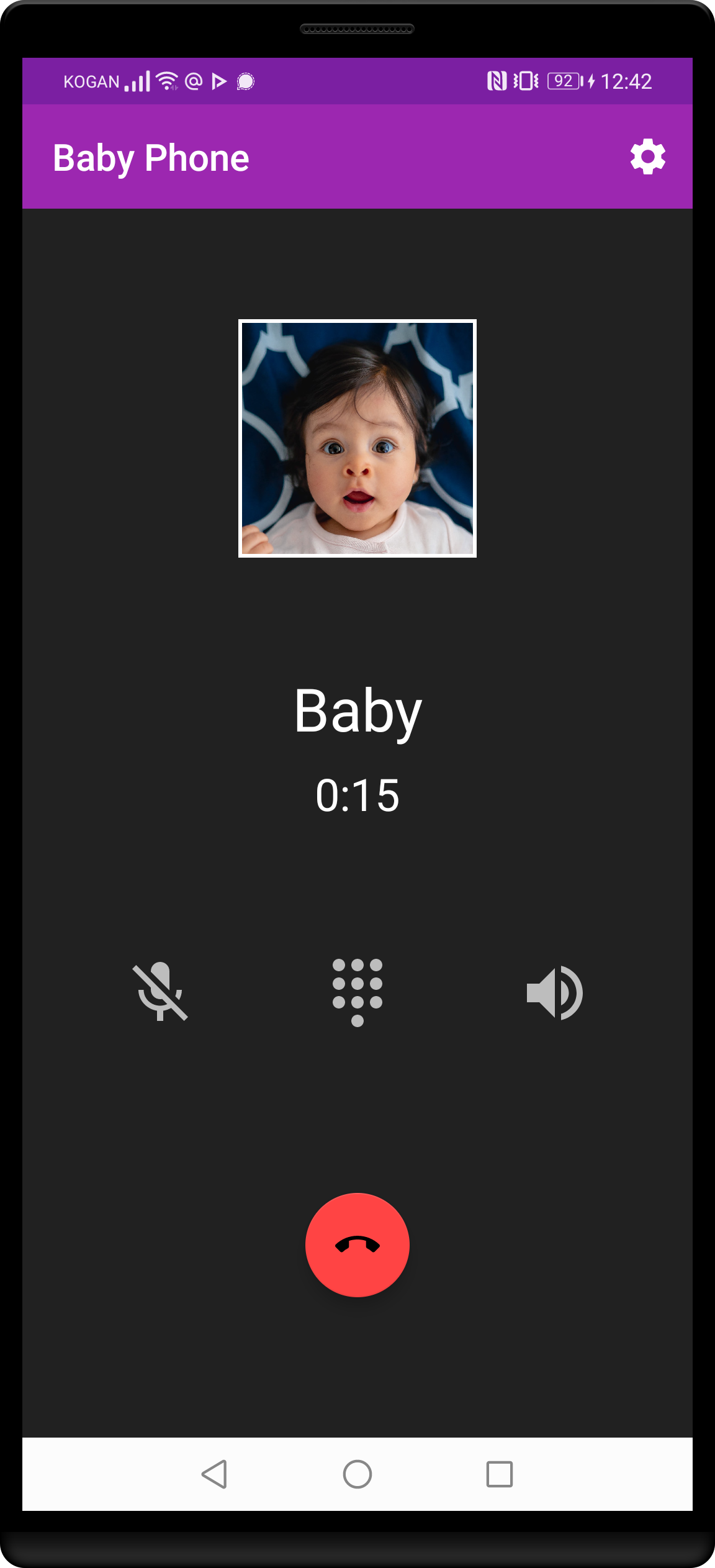 Screenshot of Baby Phone