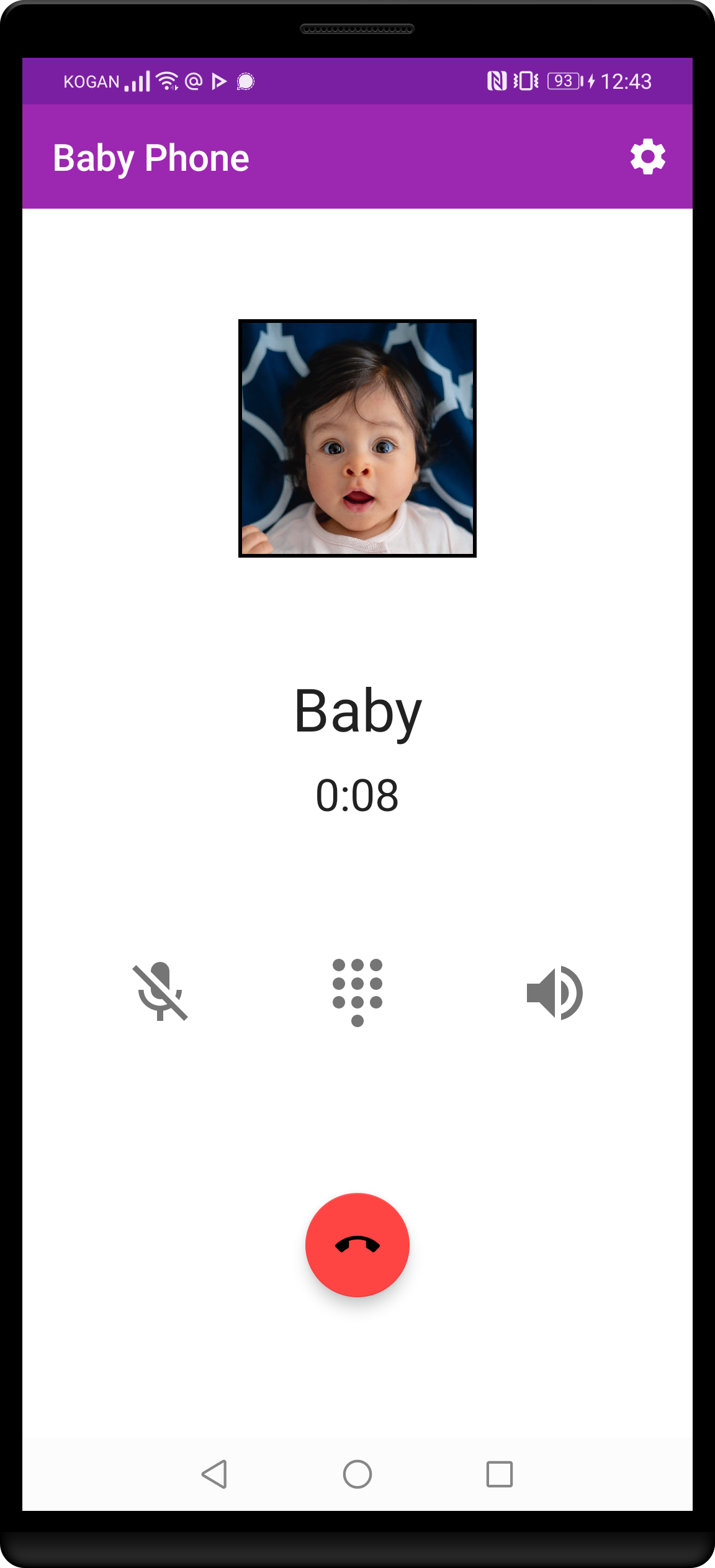 Screenshot of Baby Phone