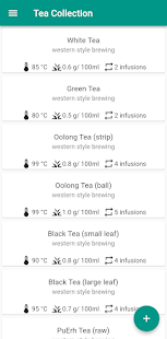 Screenshot of Infusion Tea Timer