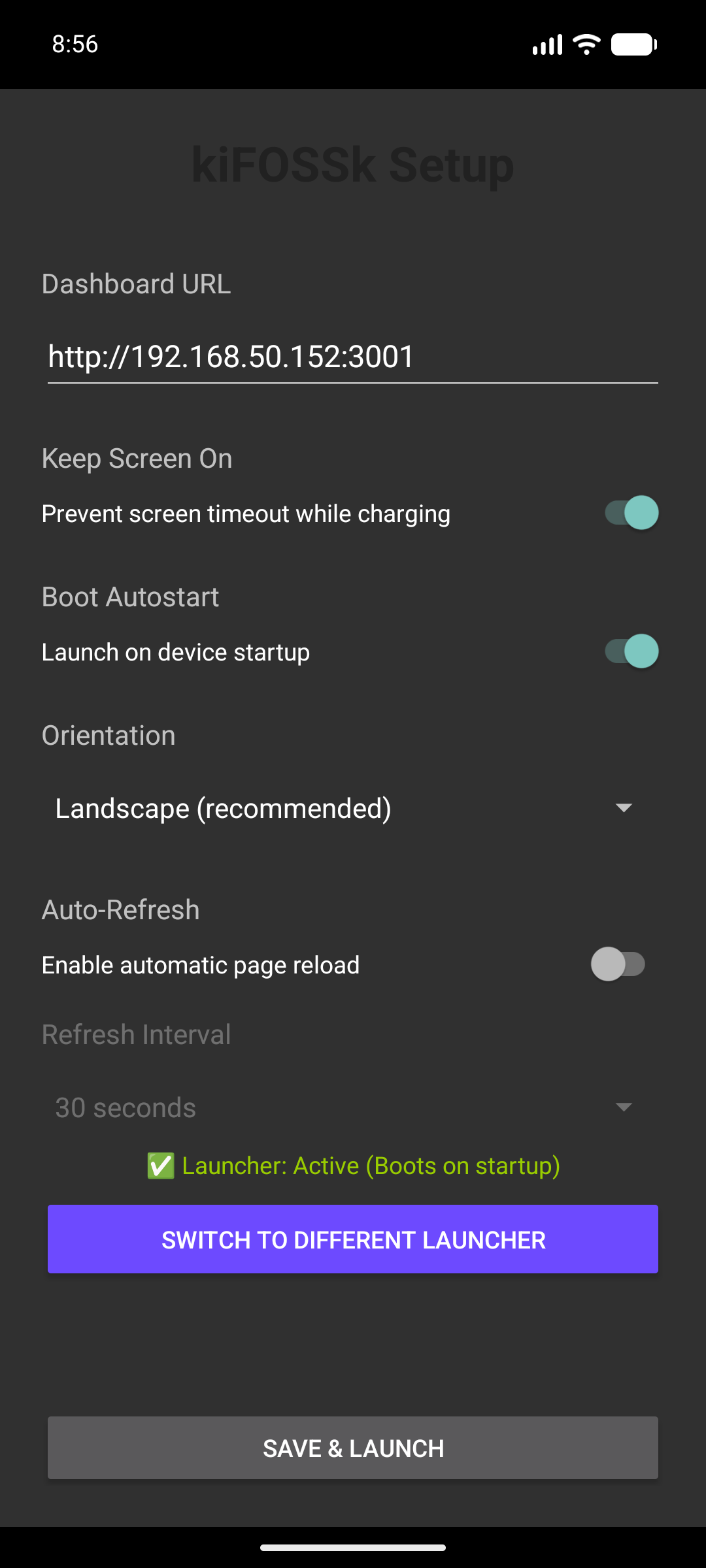 Screenshot of kiFOSSk