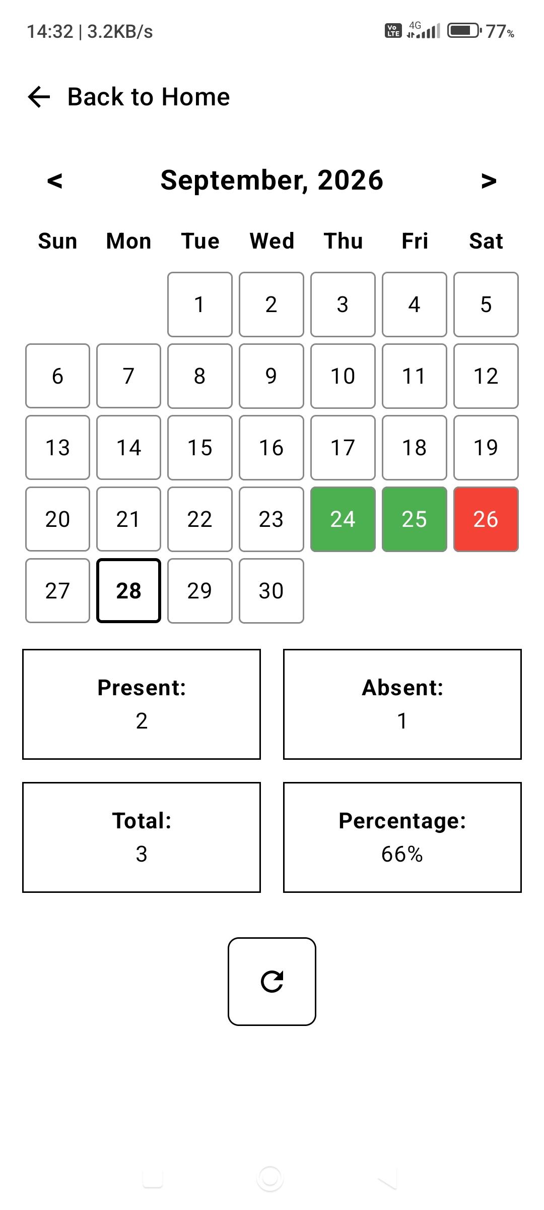 Screenshot of Presencia