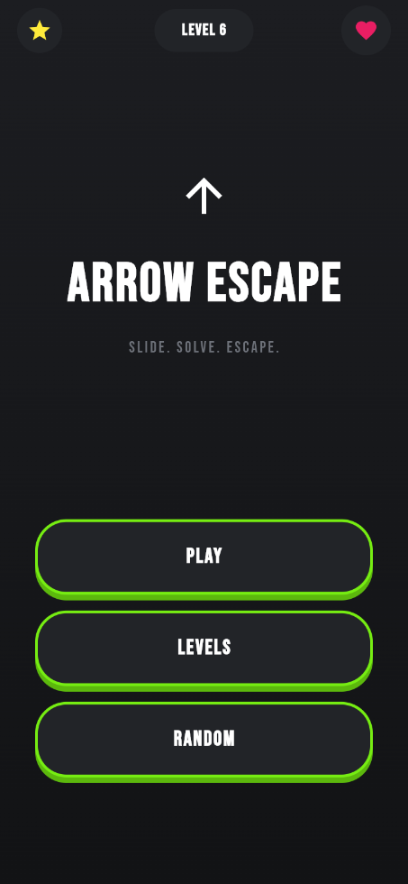 Screenshot of Arrow Escape: Infinite Puzzle