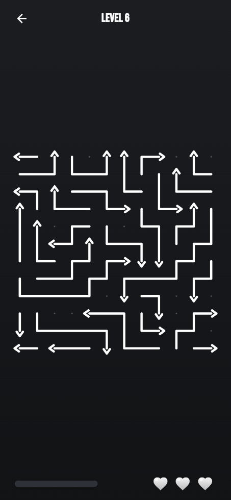 Screenshot of Arrow Escape: Infinite Puzzle