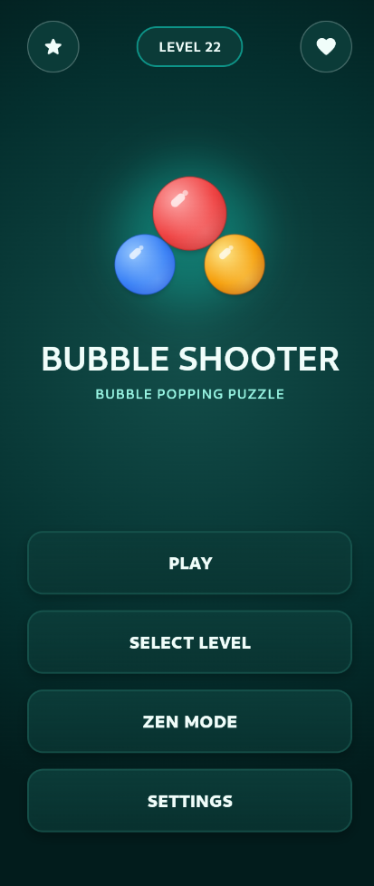 Screenshot of Bubble Shooter