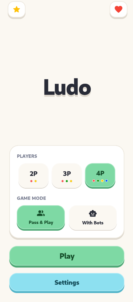 Screenshot of Ludo