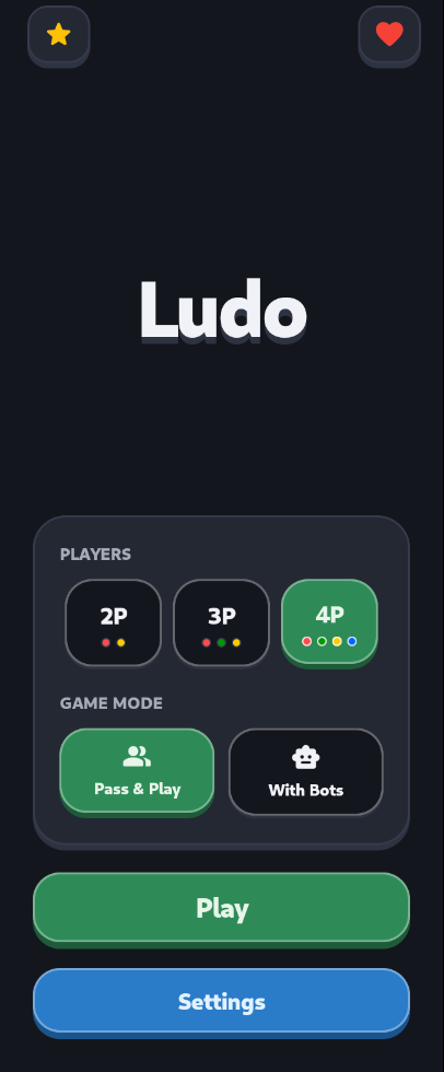 Screenshot of Ludo