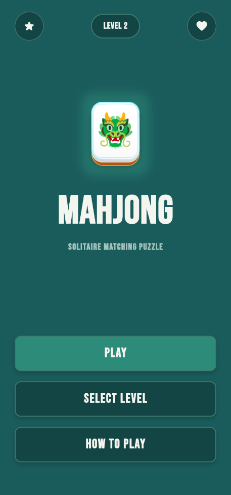 Screenshot of Mahjong Solitaire