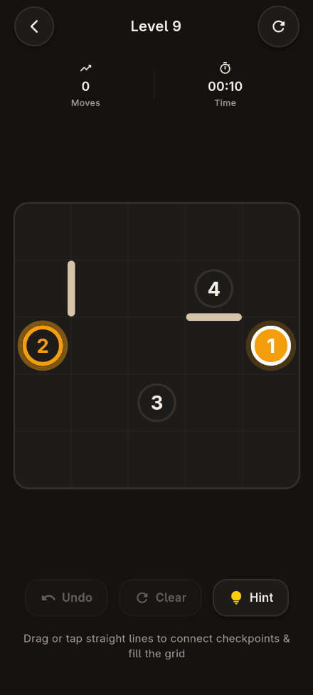 Screenshot of One Line Puzzle