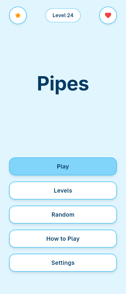 Screenshot of Pipes: Water Flow Puzzle