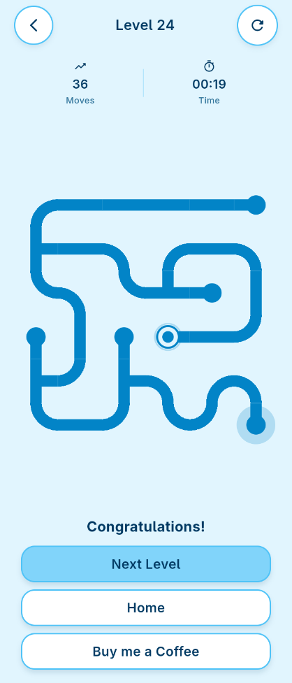 Screenshot of Pipes: Water Flow Puzzle