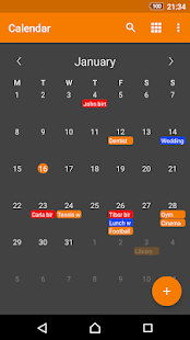 Screenshot of Simple Calendar Pro