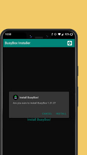 Screenshot of BusyBox Installer