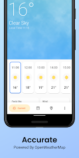 Screenshot of Pluvia Weather