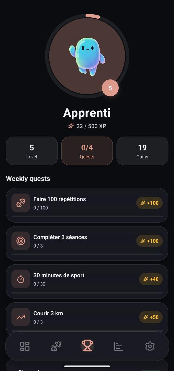 Screenshot of Spix - Privacy Fitness Tracker