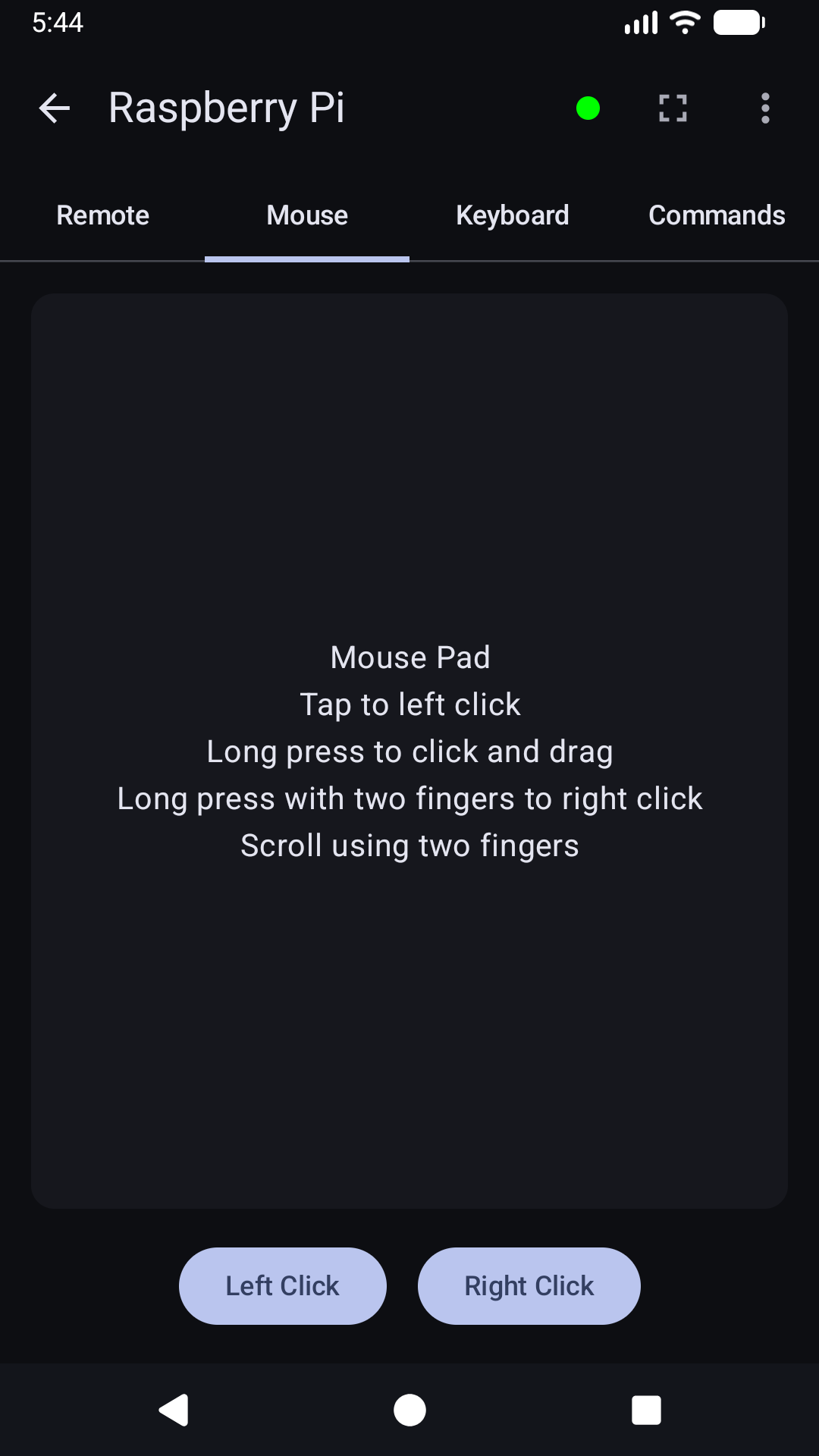 Screenshot of SSH Remote