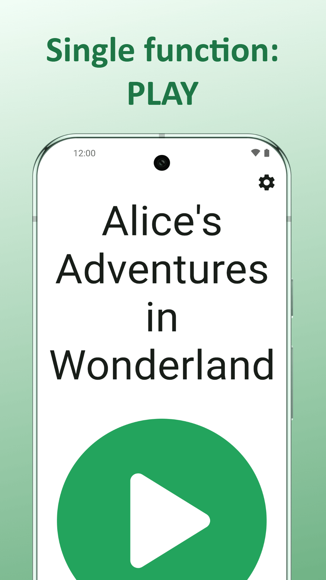 Screenshot of Homer Audio Player for Seniors