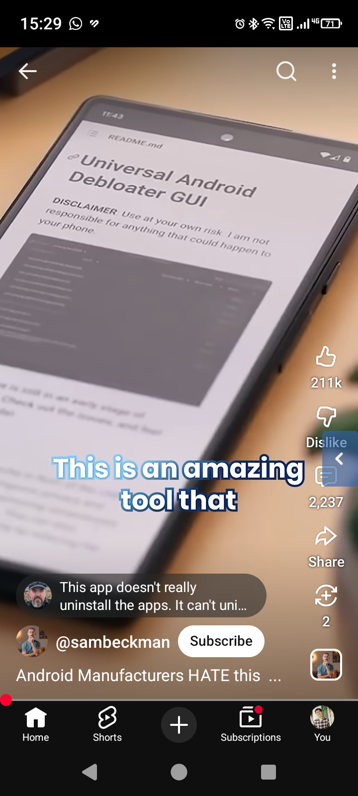 Screenshot of Subtitle Blocker