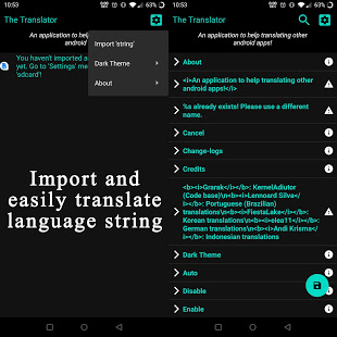 Screenshot of The Translator