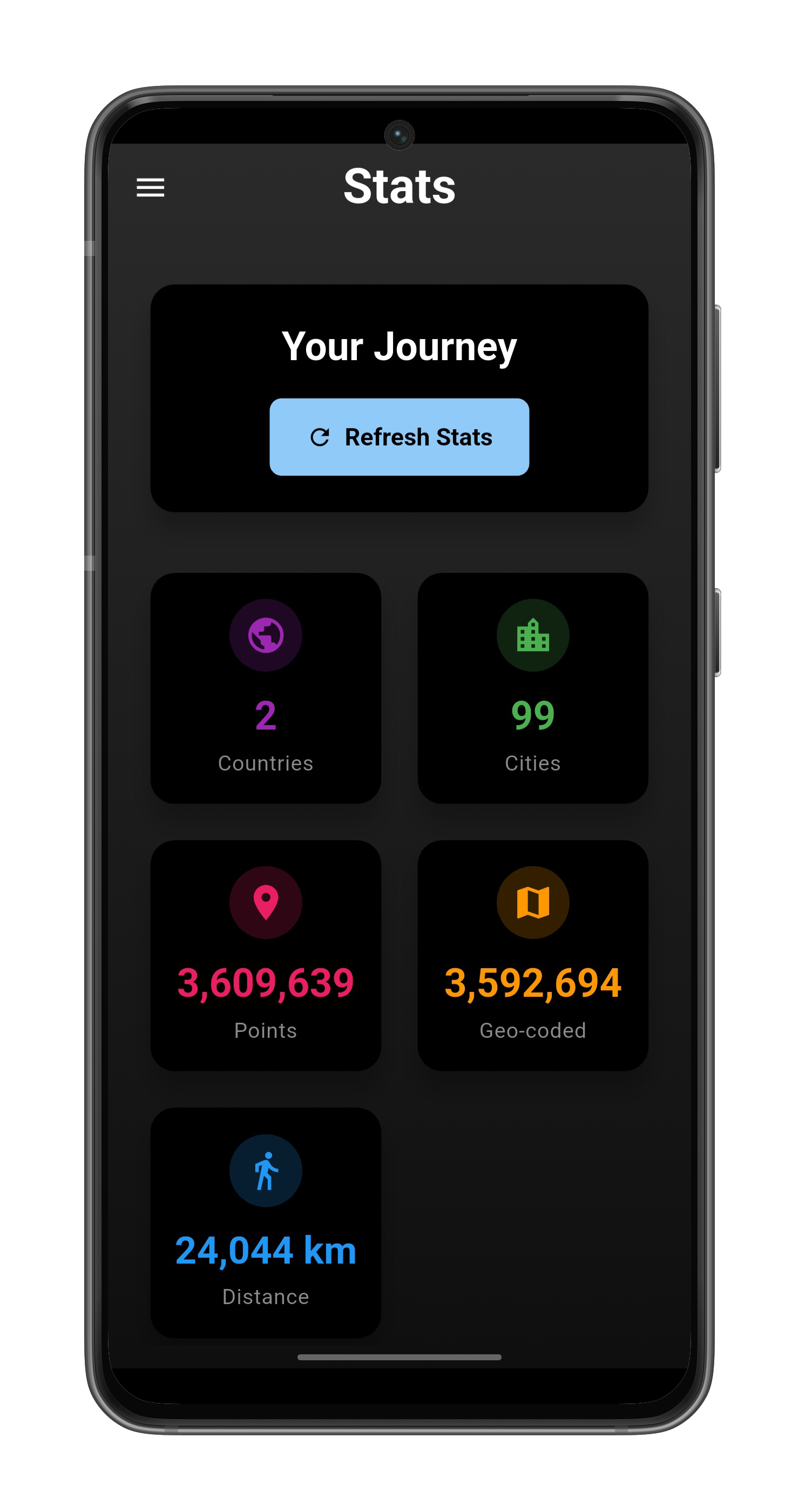 Screenshot of Dawarich (Community)