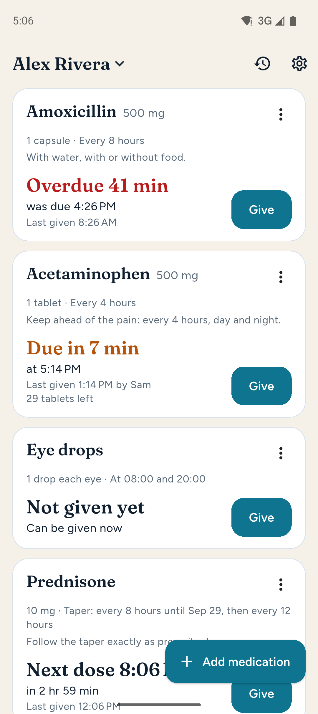 Screenshot of Nexpill