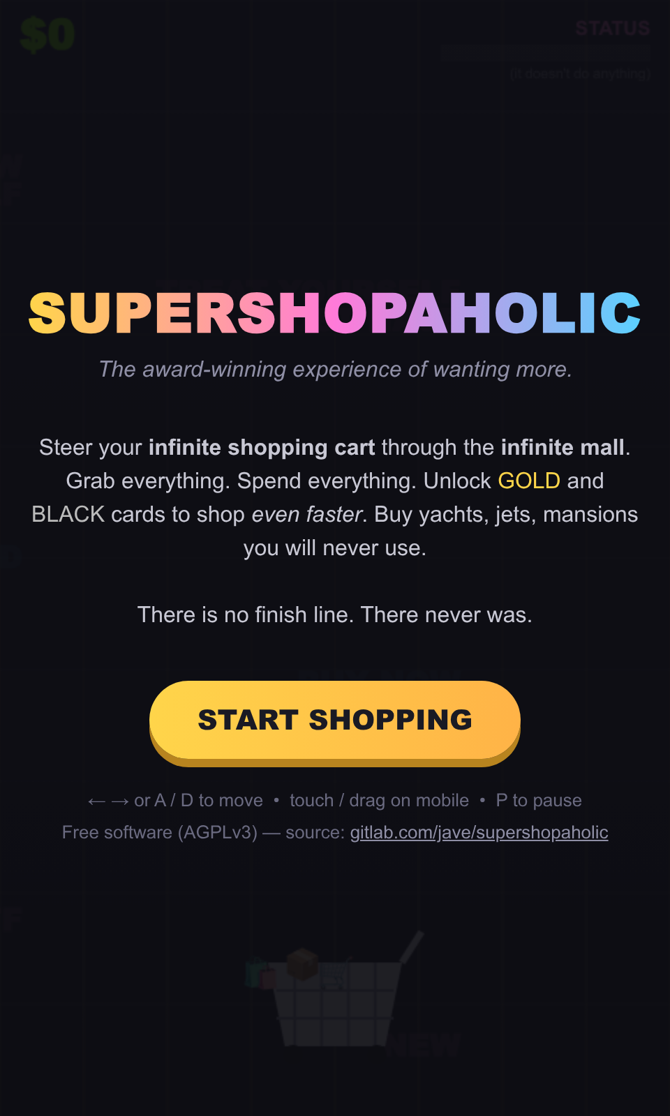 Screenshot of SuperShopaholic