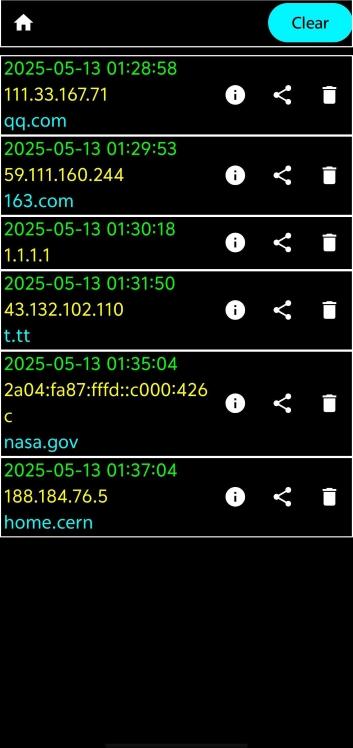 Screenshot of NextTraceroute