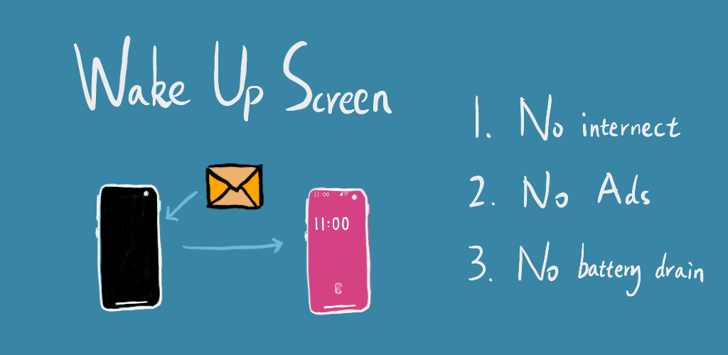 Screenshot of WakeUpScreen