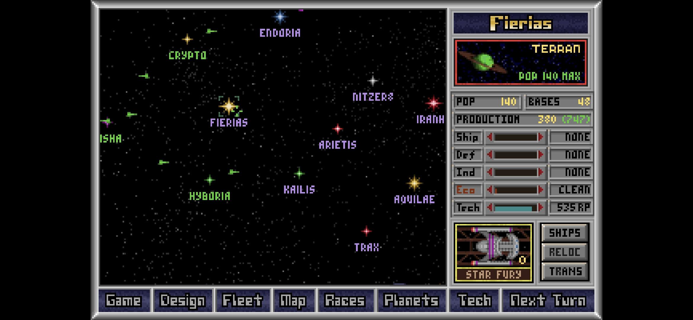 Screenshot of Orion Master