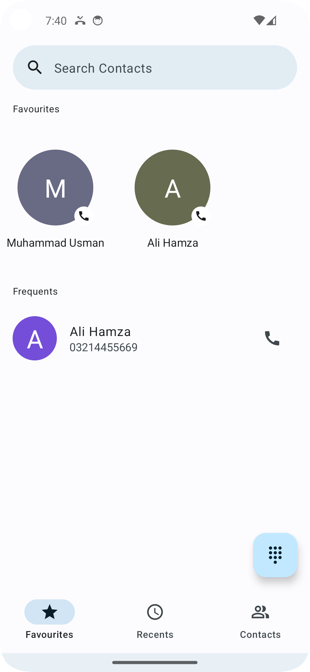 Screenshot of Amadz - Calling App