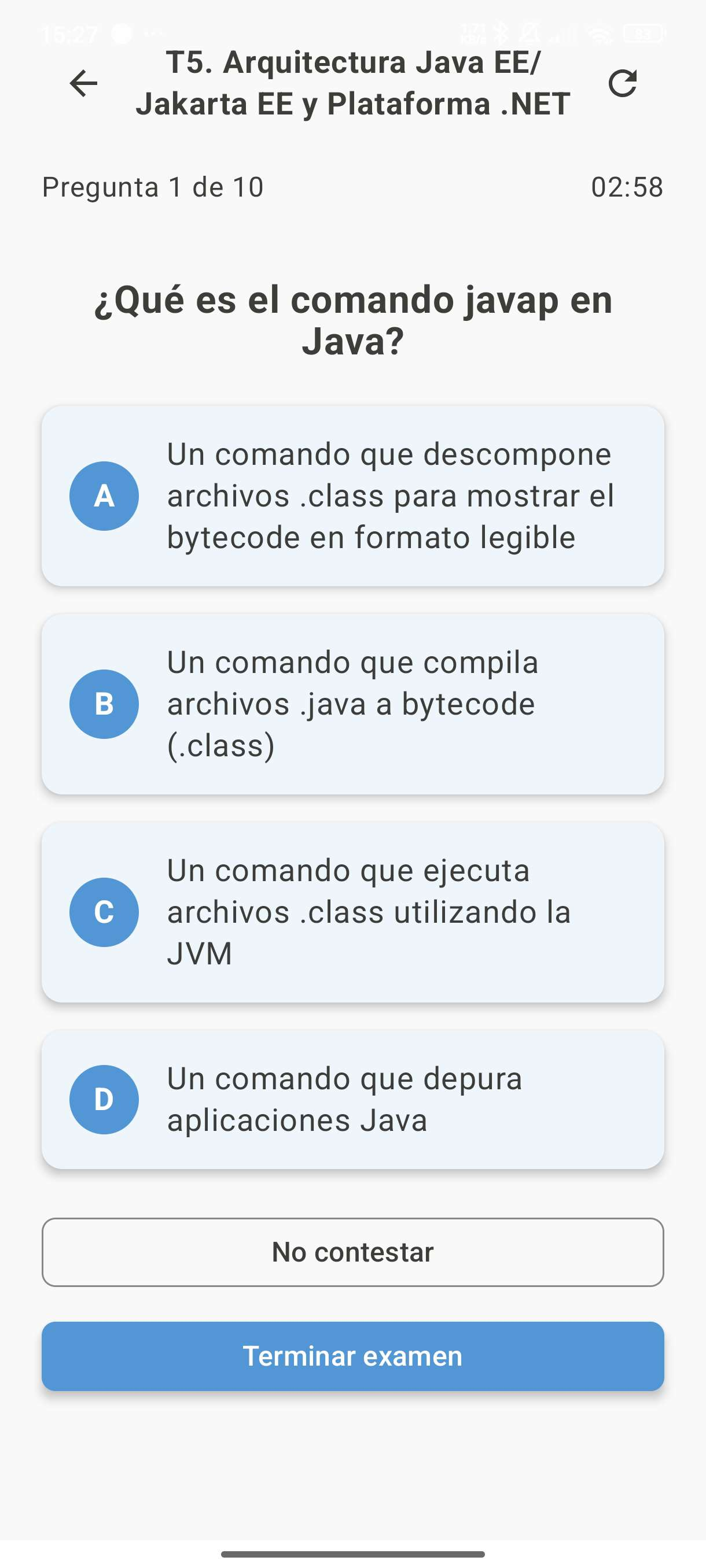 Screenshot of EstudiaTAI