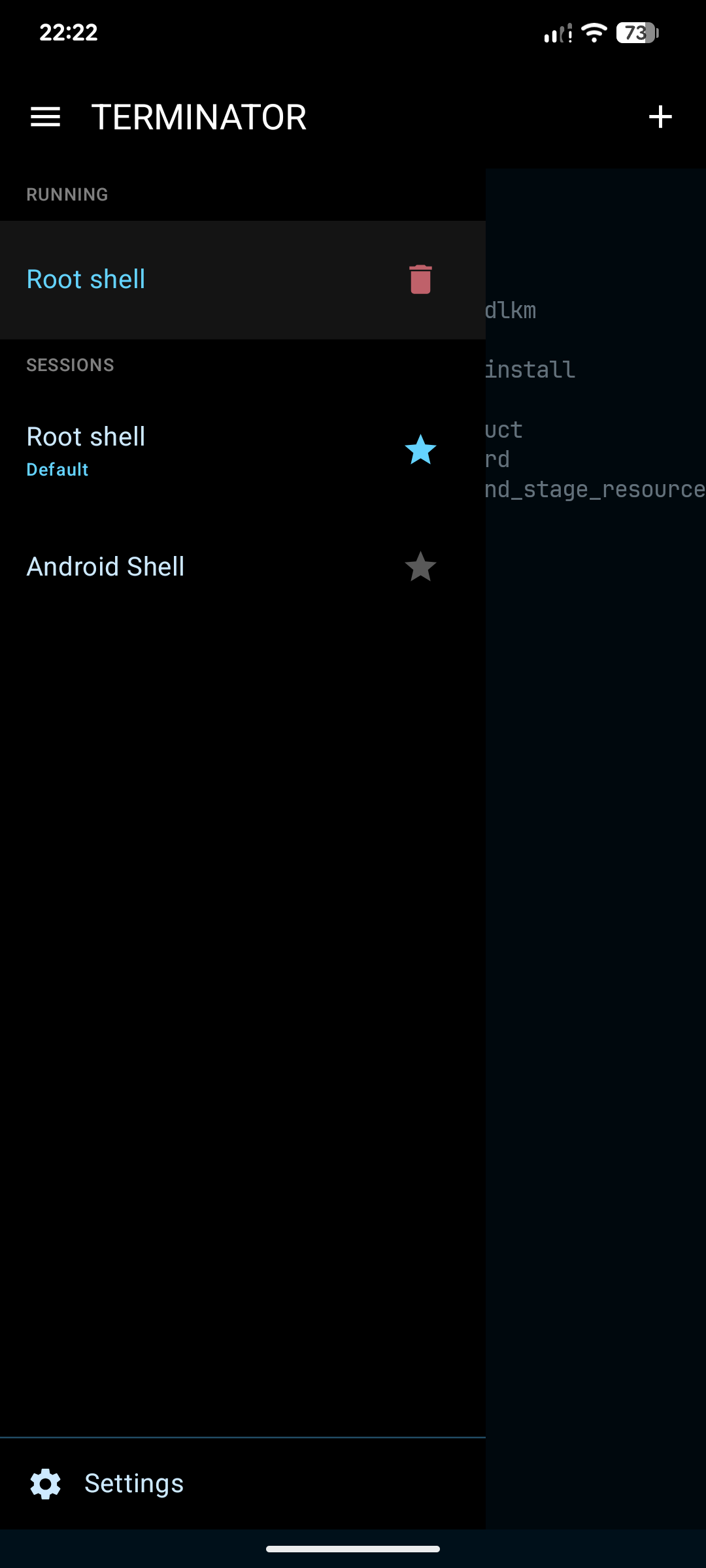 Screenshot of Terminator