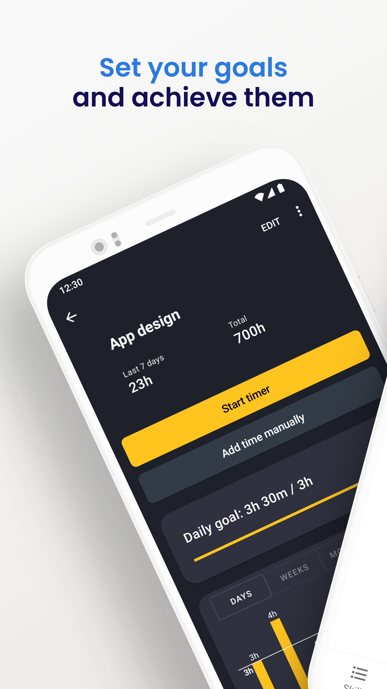 Screenshot of SkillApp