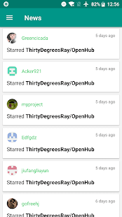 Screenshot of OpenHub