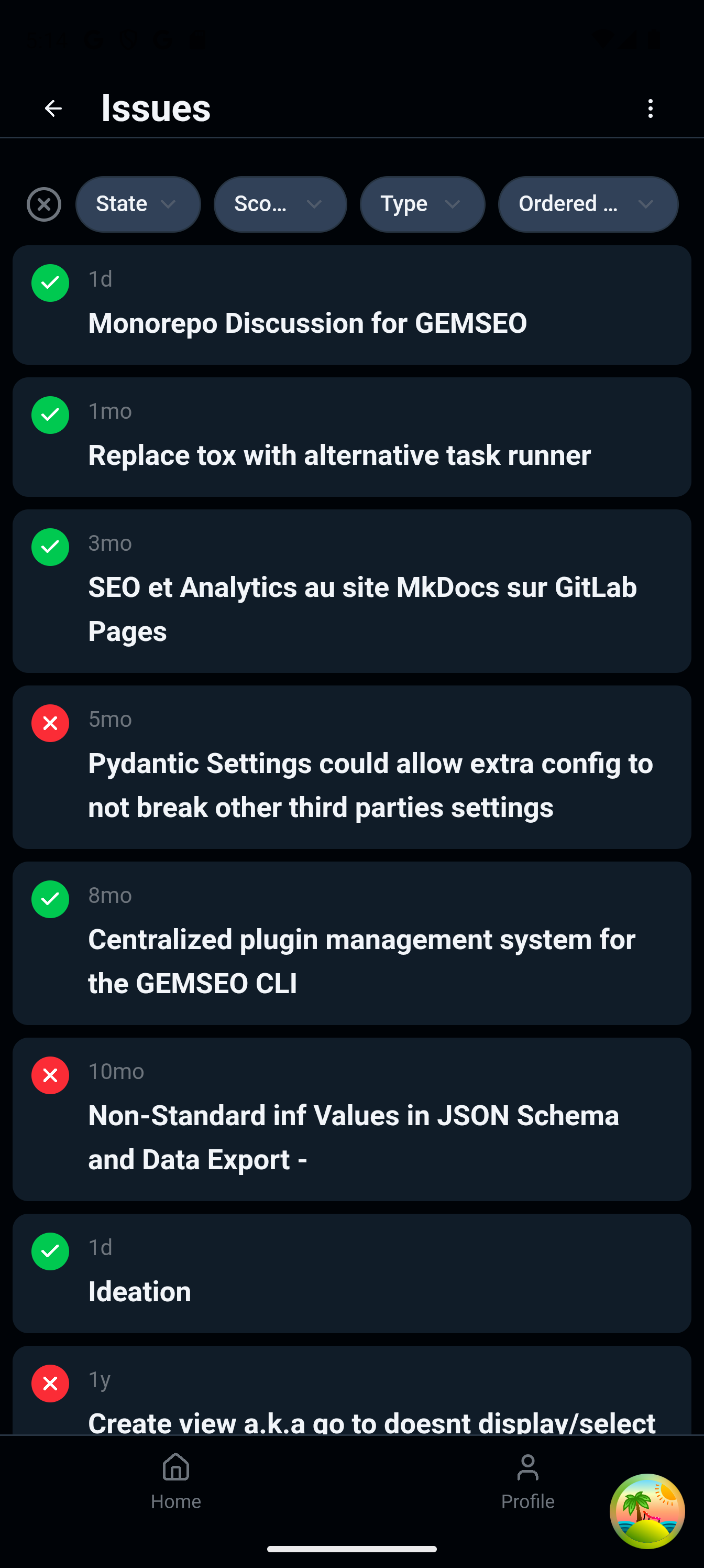 Screenshot of Gitalchemy