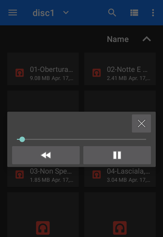 Screenshot of OpenSound