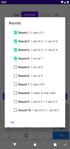 Screenshot of Phase10Counter