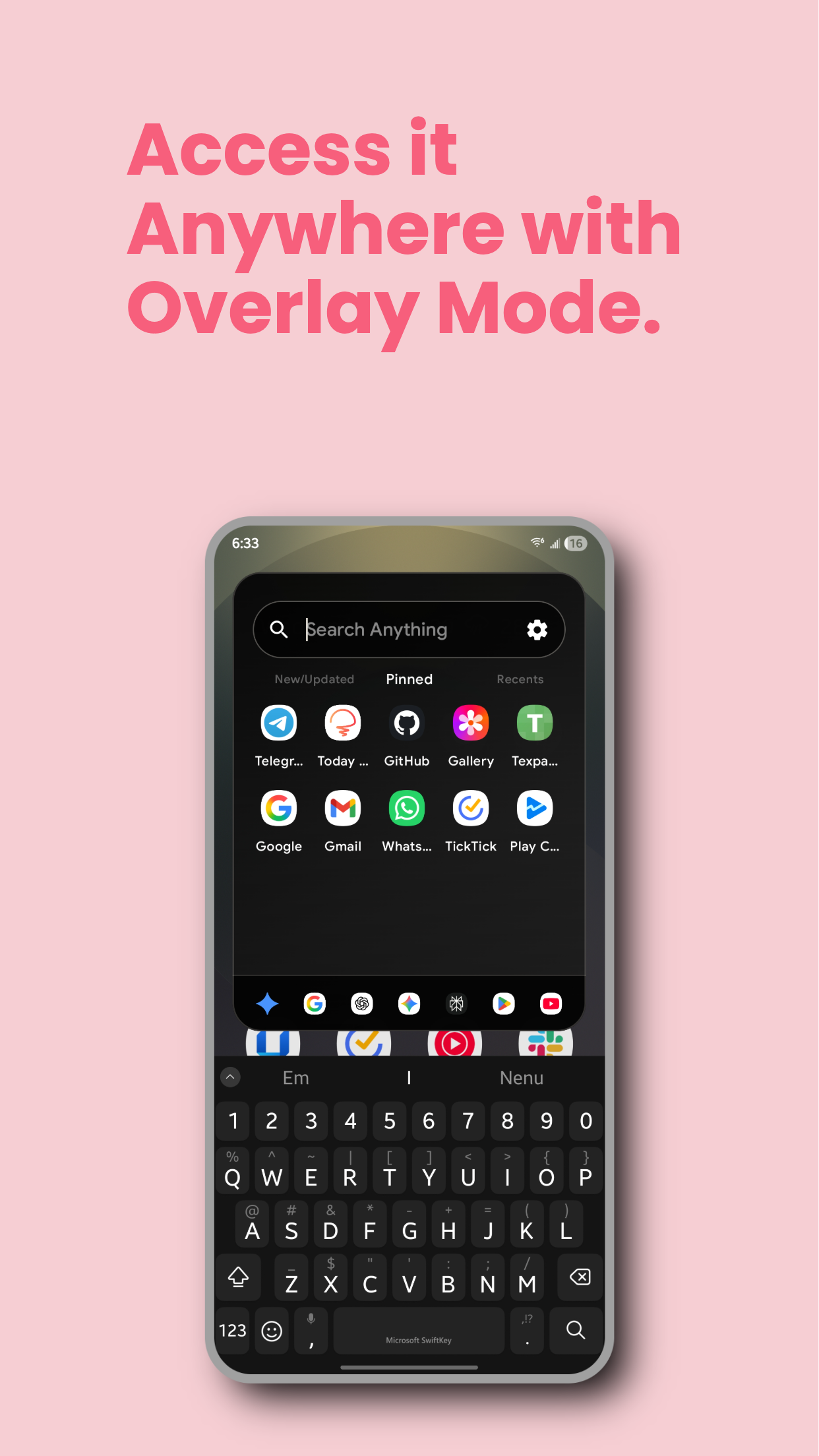 Screenshot of Quick Search
