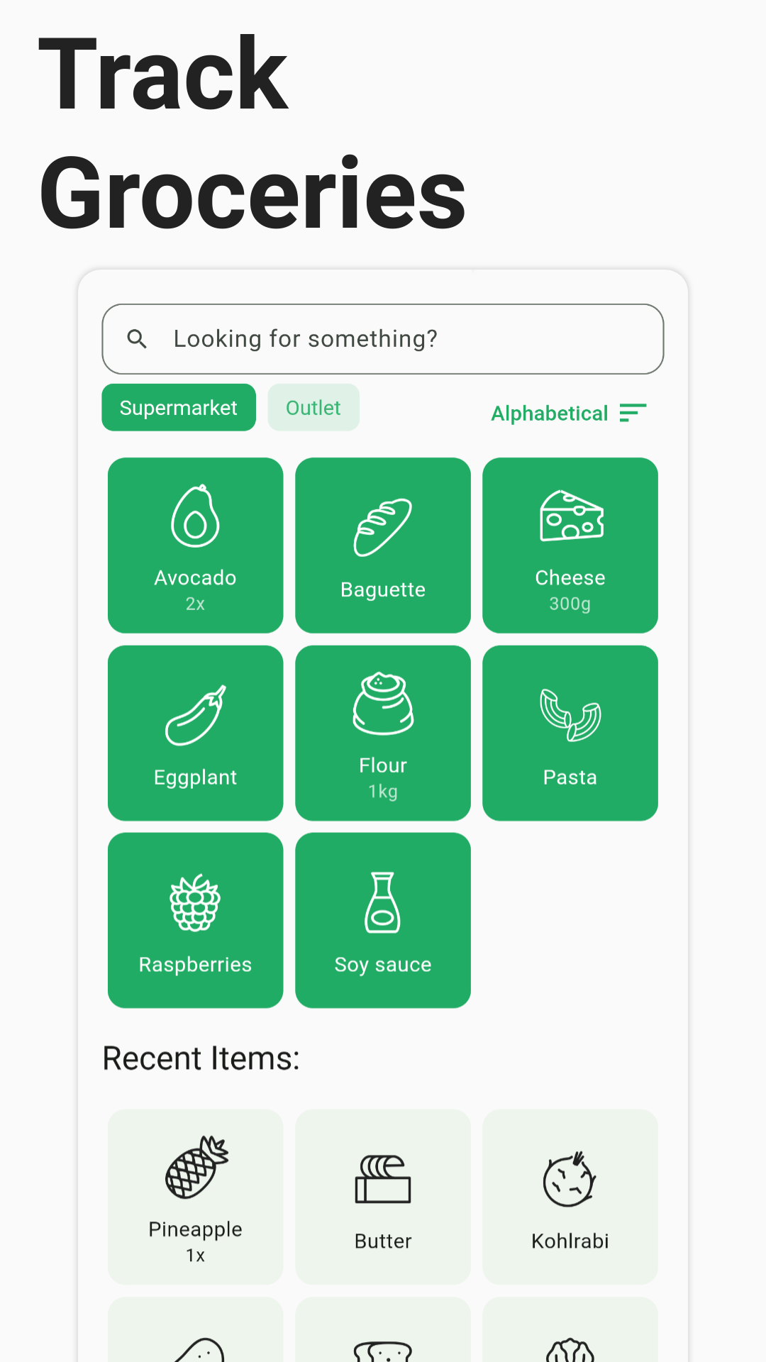 Screenshot of KitchenOwl