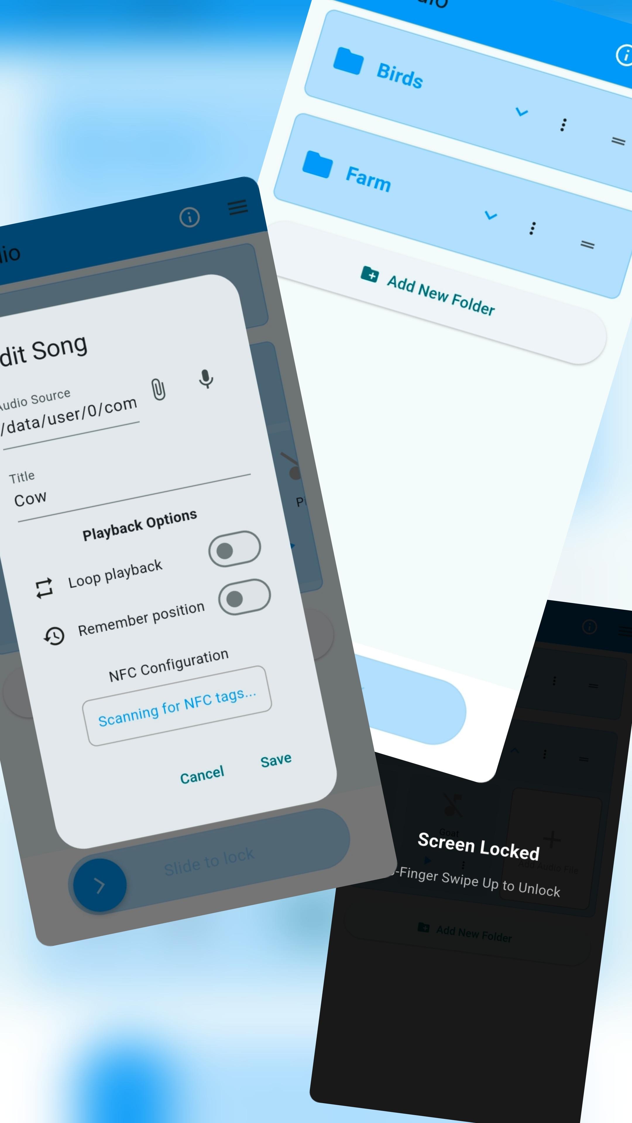 Screenshot of NFC Radio
