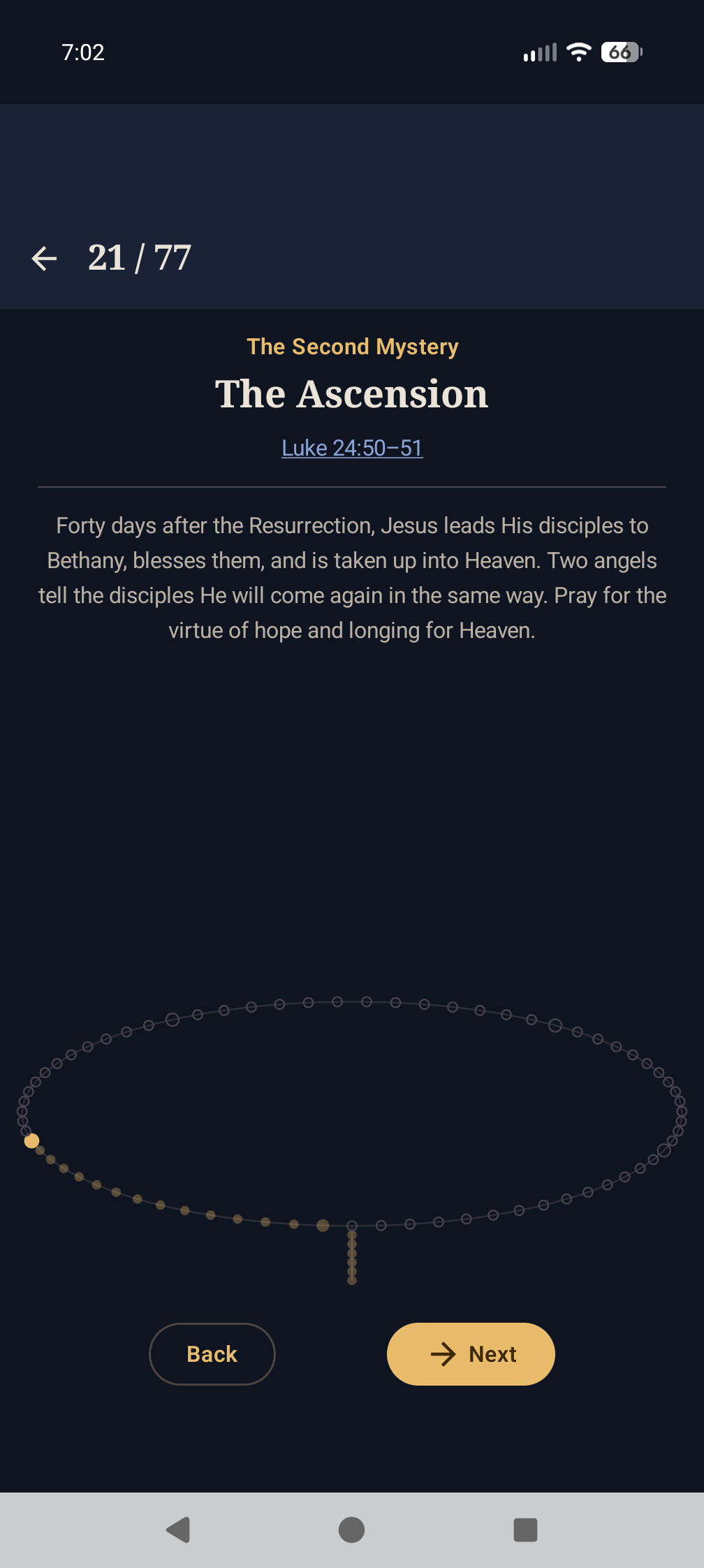 Screenshot of De Fide