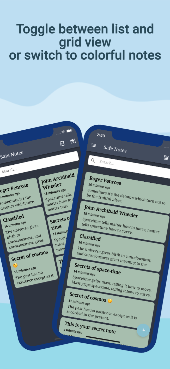 Screenshot of Safe Notes - Encrypted Notepad