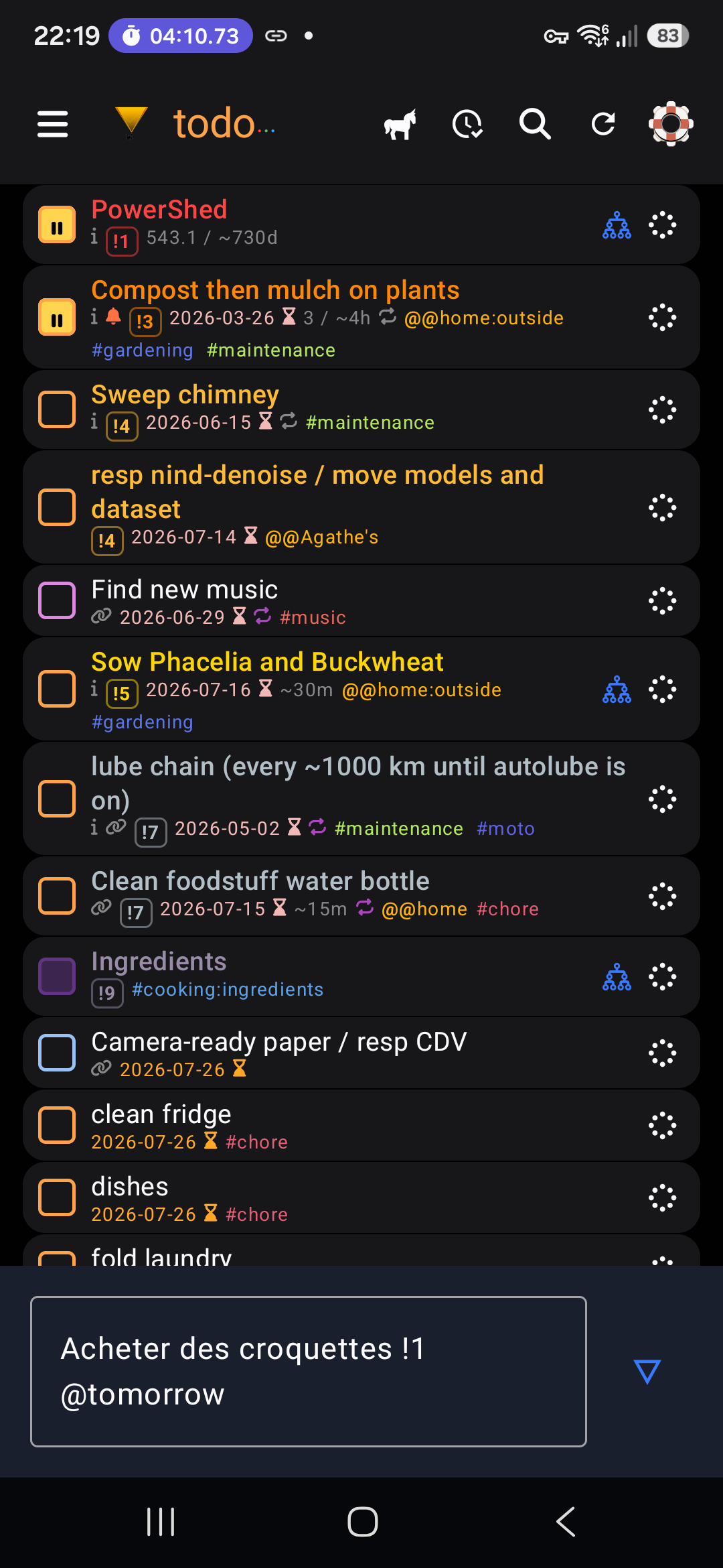 Screenshot of Cfait