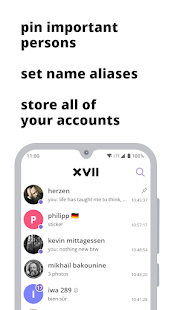 Screenshot of xvii messenger for vk