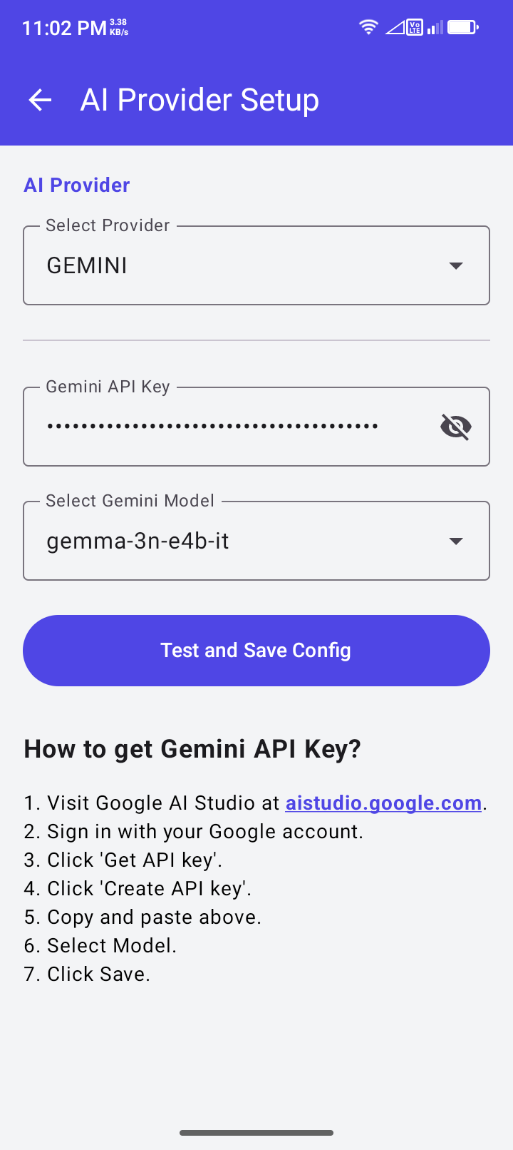 Screenshot of TypeAssist